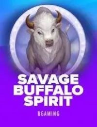 savage buffalo spirit slot logo